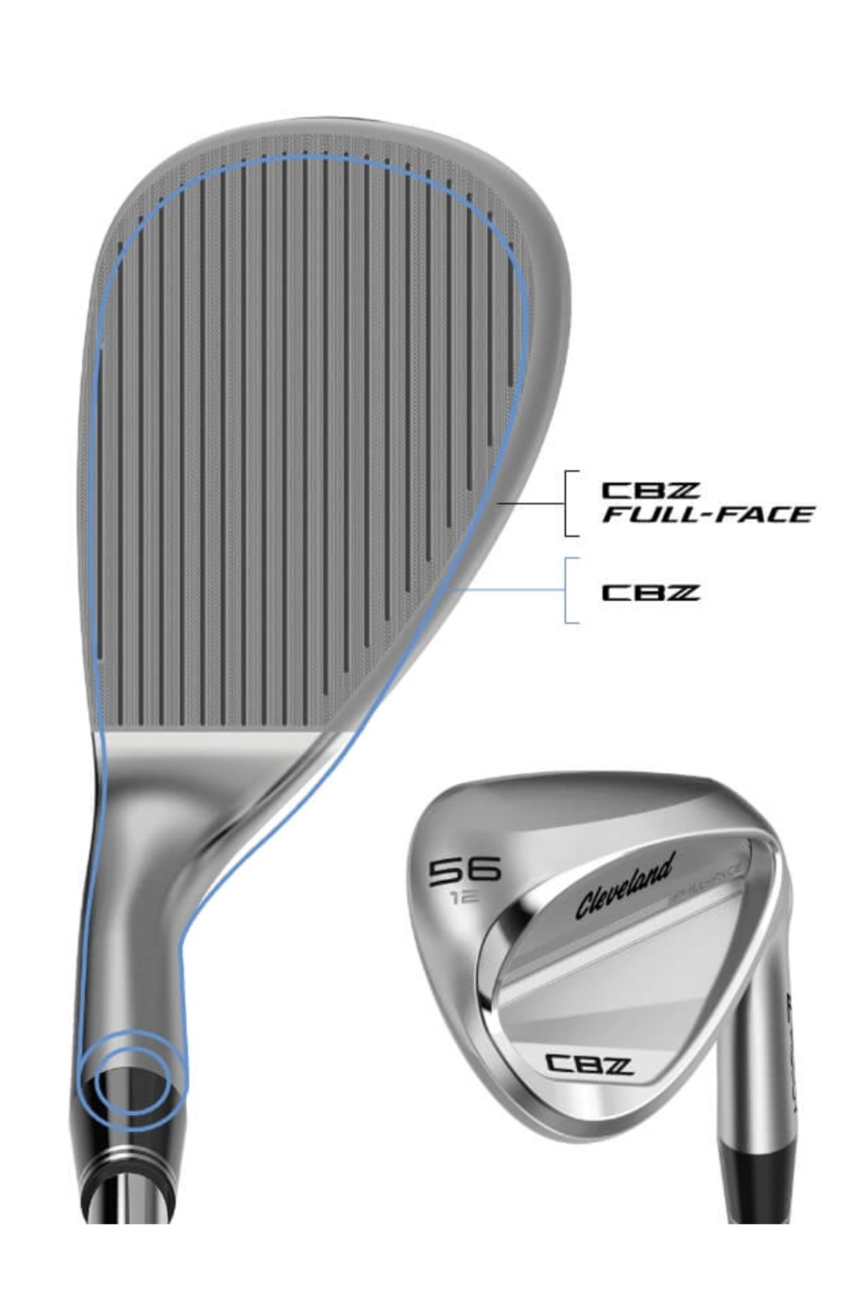 New Cleveland CBZ Full Face Tour Satin Wedge Golf Clubs GolfRoots