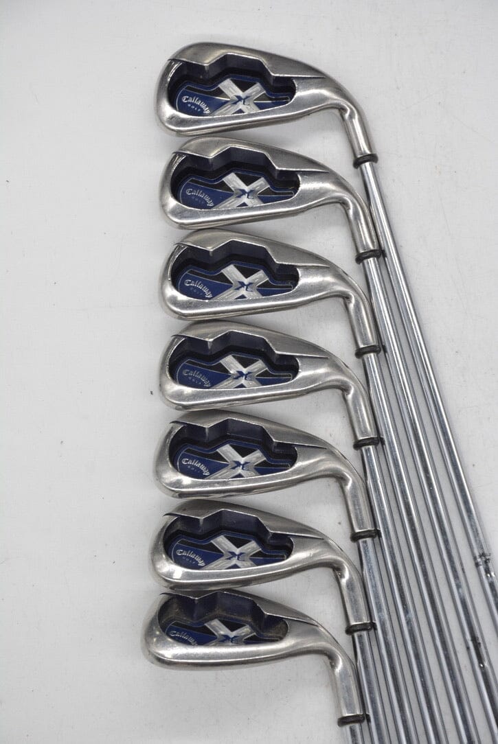 Callaway X-18 4-PW Iron Set Uniflex +.5" Golf Clubs GolfRoots 