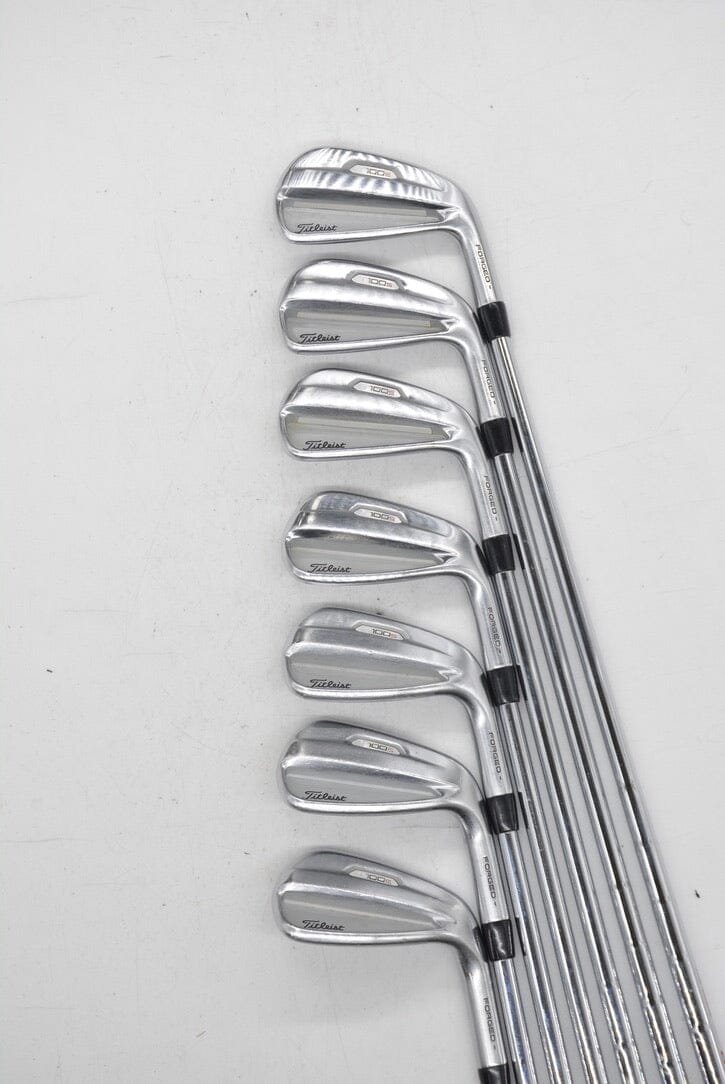 Titleist T100S 2021 5-AW Iron Set S Flex +0.5" Golf Clubs GolfRoots 