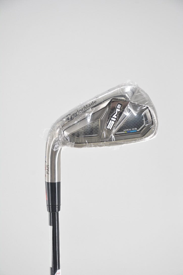 *NEW Lefty Fitting Club* TaylorMade SIM 2 Max OS 7 Fitting Iron S Flex 37" Golf Clubs GolfRoots 