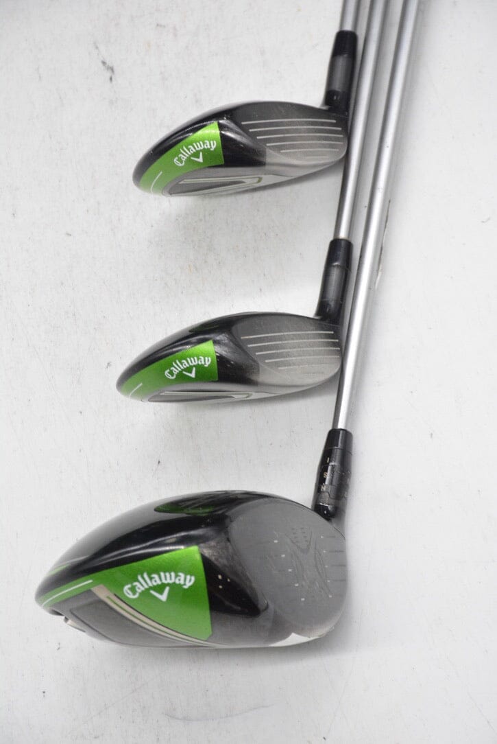 Women's Callaway Great Big Bertha Epic D, 5W, 7W Wood Set W Flex Golf Clubs GolfRoots 