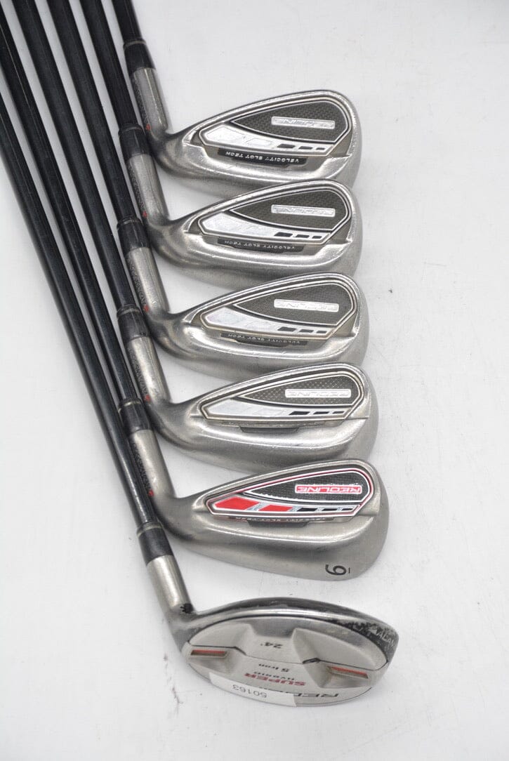 Adams Redline Hybrid 5h, 6-PW Iron Set R Flex -0.25" Golf Clubs GolfRoots 