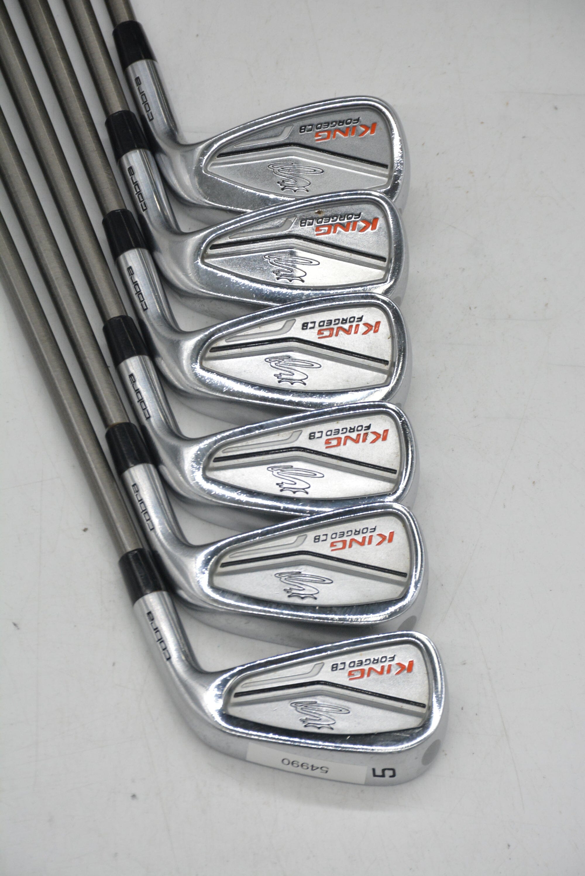 Cobra King Forged CB 5-PW Iron Set S Flex -0.25" Golf Clubs GolfRoots 