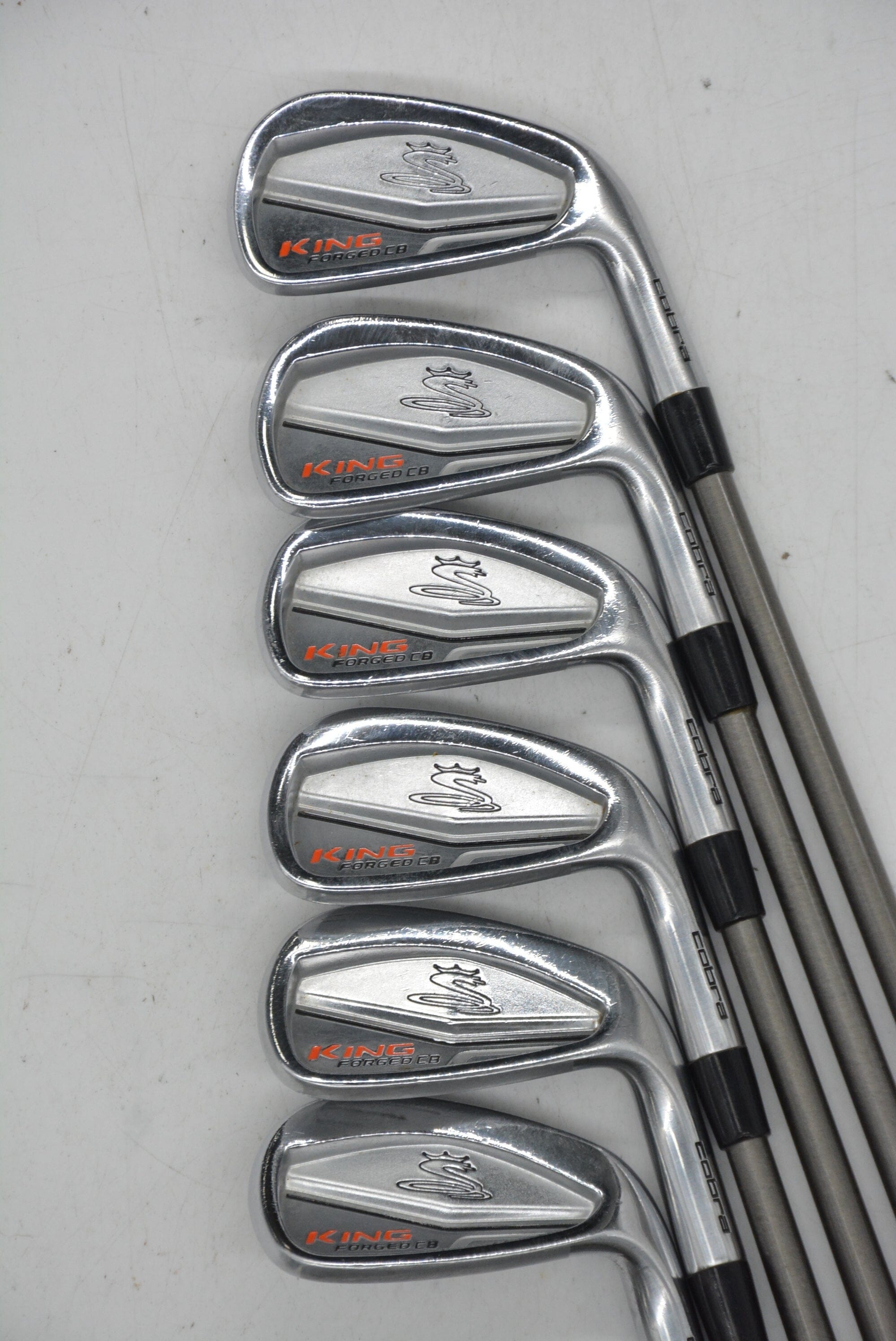 Cobra King Forged CB 5-PW Iron Set S Flex -0.25" Golf Clubs GolfRoots 