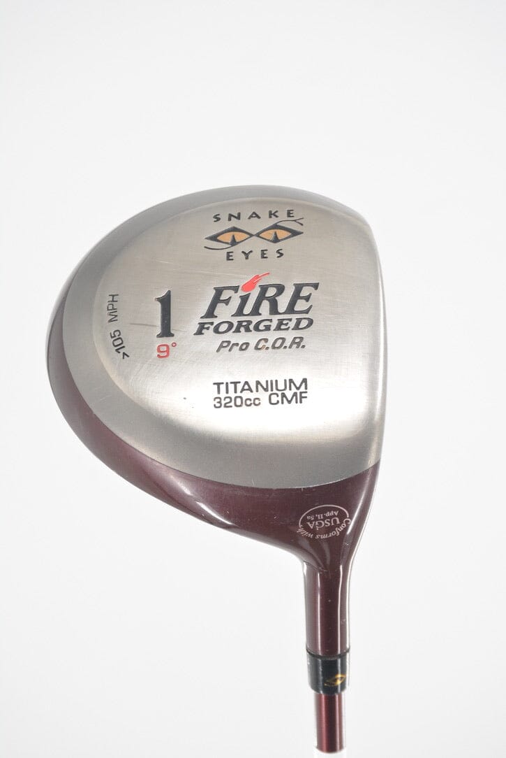 Snake Eyes Fire Forged Pro C.O.R 9 Degree Driver S Flex 45.75" Golf Clubs GolfRoots 