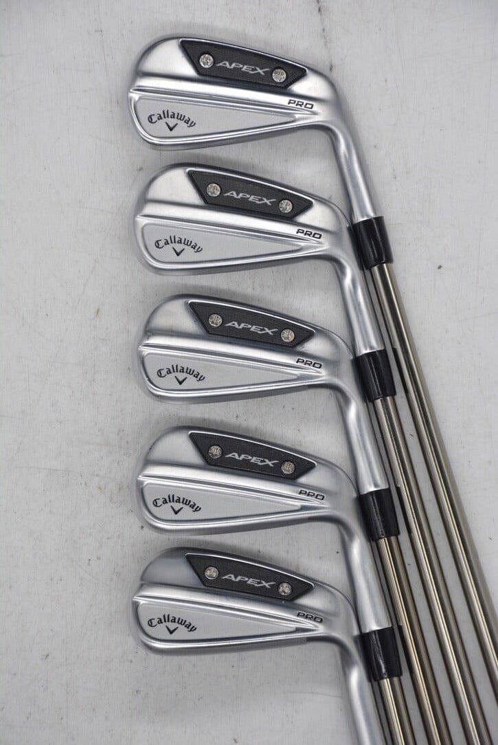 Callaway Apex Pro 2024 6-PW Iron Set R Flex 36.75" Golf Clubs GolfRoots 