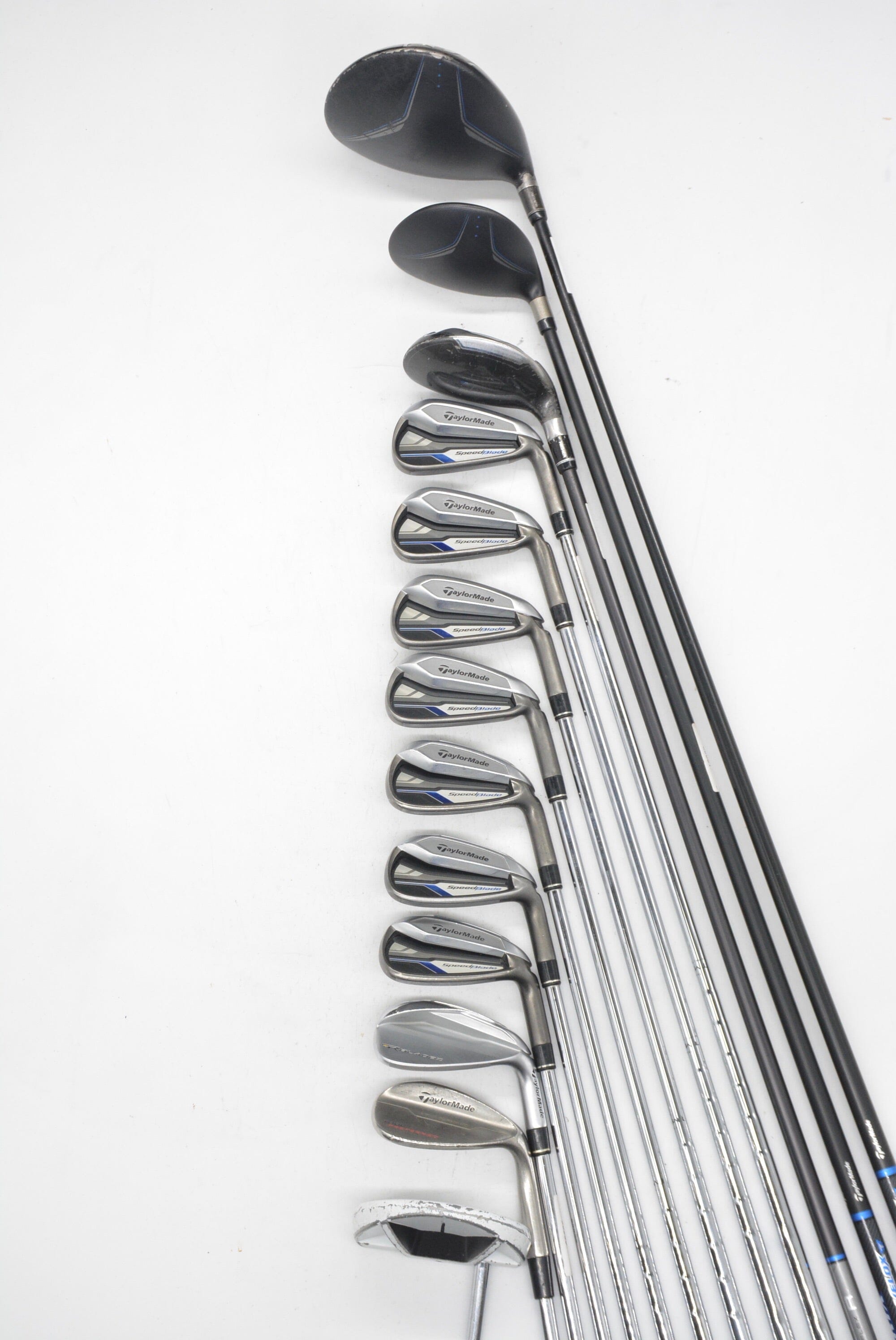 TaylorMade Speedblade Mixed Full Set R Flex +0.25" Golf Clubs GolfRoots 