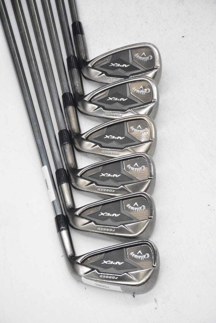 Callaway Apex 19 5-PW Iron Set R Flex +0.25" Golf Clubs GolfRoots 