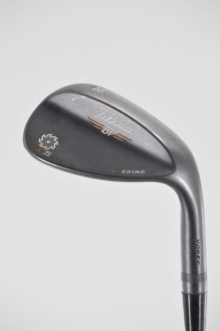 Titleist Vokey SM5 Raw Black 58 Degree Wedge S Flex 35.5" Golf Clubs GolfRoots 