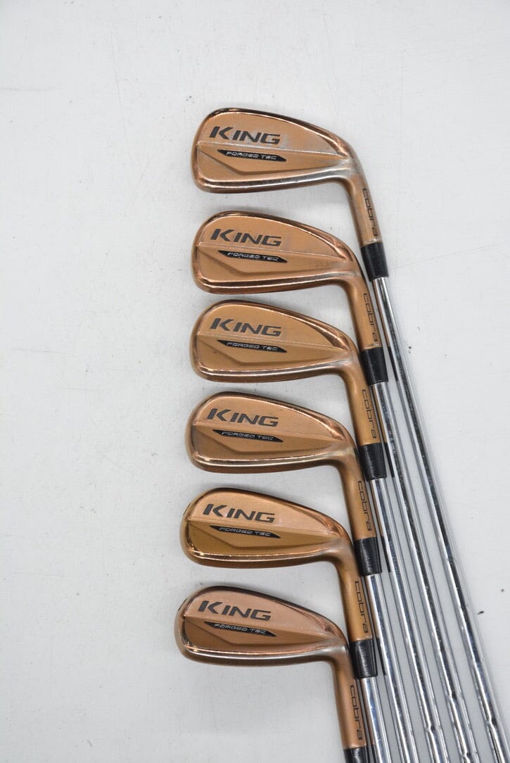 Cobra King Forged Tec Copper 6-PW Iron Set S Flex +0.25" Golf Clubs GolfRoots 