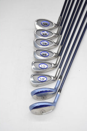 Women's Lefty XPC Sapphite 3h,4h,5-6,8-SW Iron Set W Flex -.5" Golf Clubs GolfRoots 