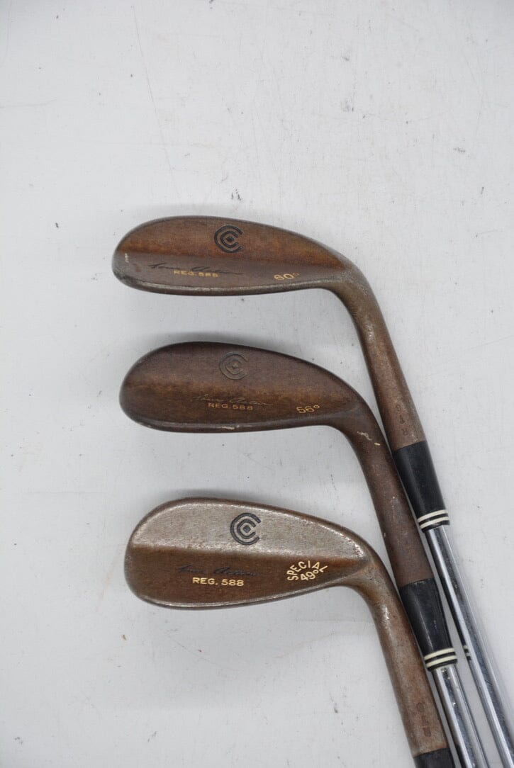 Cleveland 588 Tour Action 49, 56, 60 Degree Wedge Set Wedge Flex Golf Clubs GolfRoots 