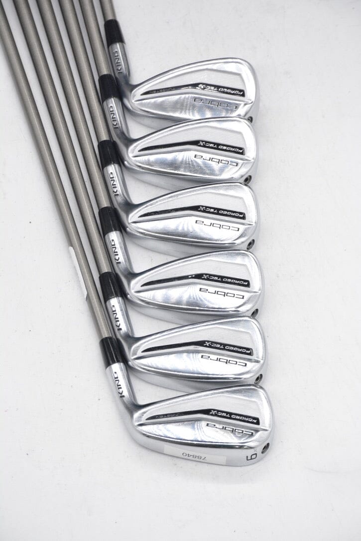 Cobra King Forged Tec X 2022 6-GW Iron Set R Flex -0.25" Golf Clubs GolfRoots 