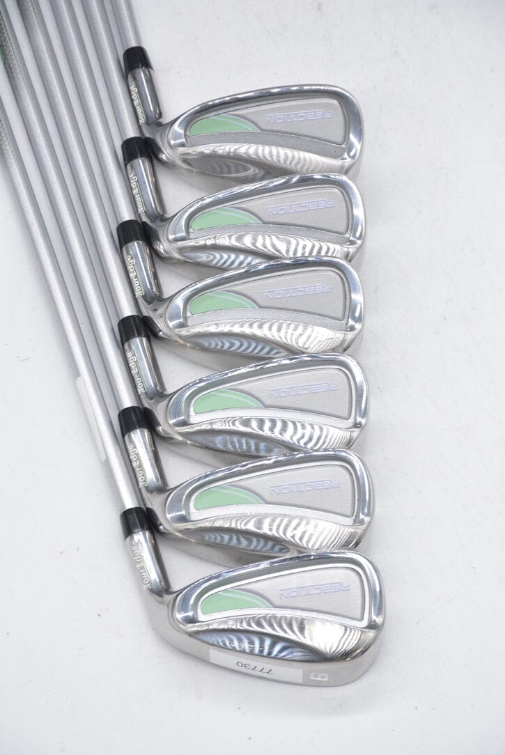 Women's Tour Edge Reaction 6-PW, SW Iron Set W Flex -0.75" Golf Clubs GolfRoots 