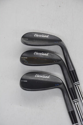 Cleveland RTX-3 Black Satin 50, 56, 60 Degrees Wedge Set Wedge Flex