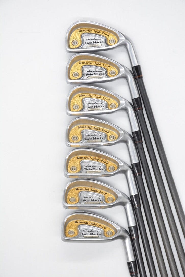 Honma Twin Marks Memorial 2000 Pro II Two Star 3-9 Iron Set R Flex Std  Length