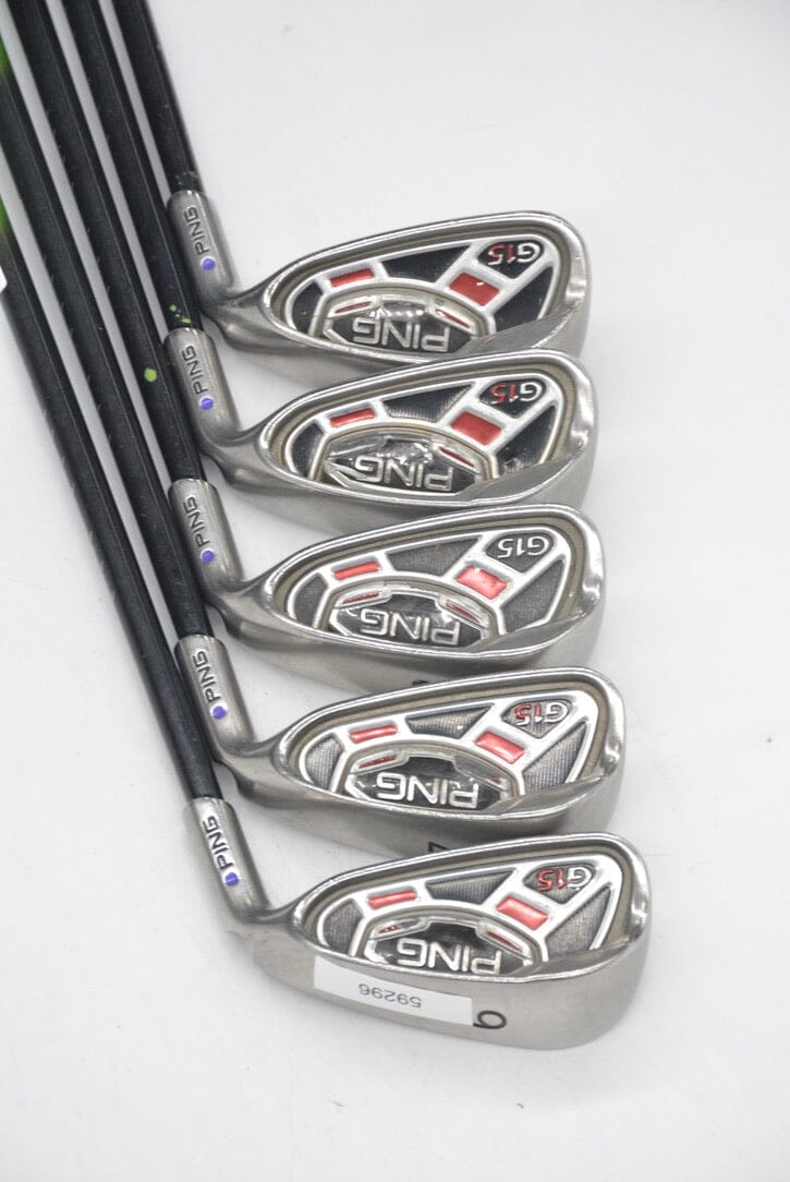 Ping G15 6-PW Iron Set SR Flex -1.25" Golf Clubs GolfRoots 