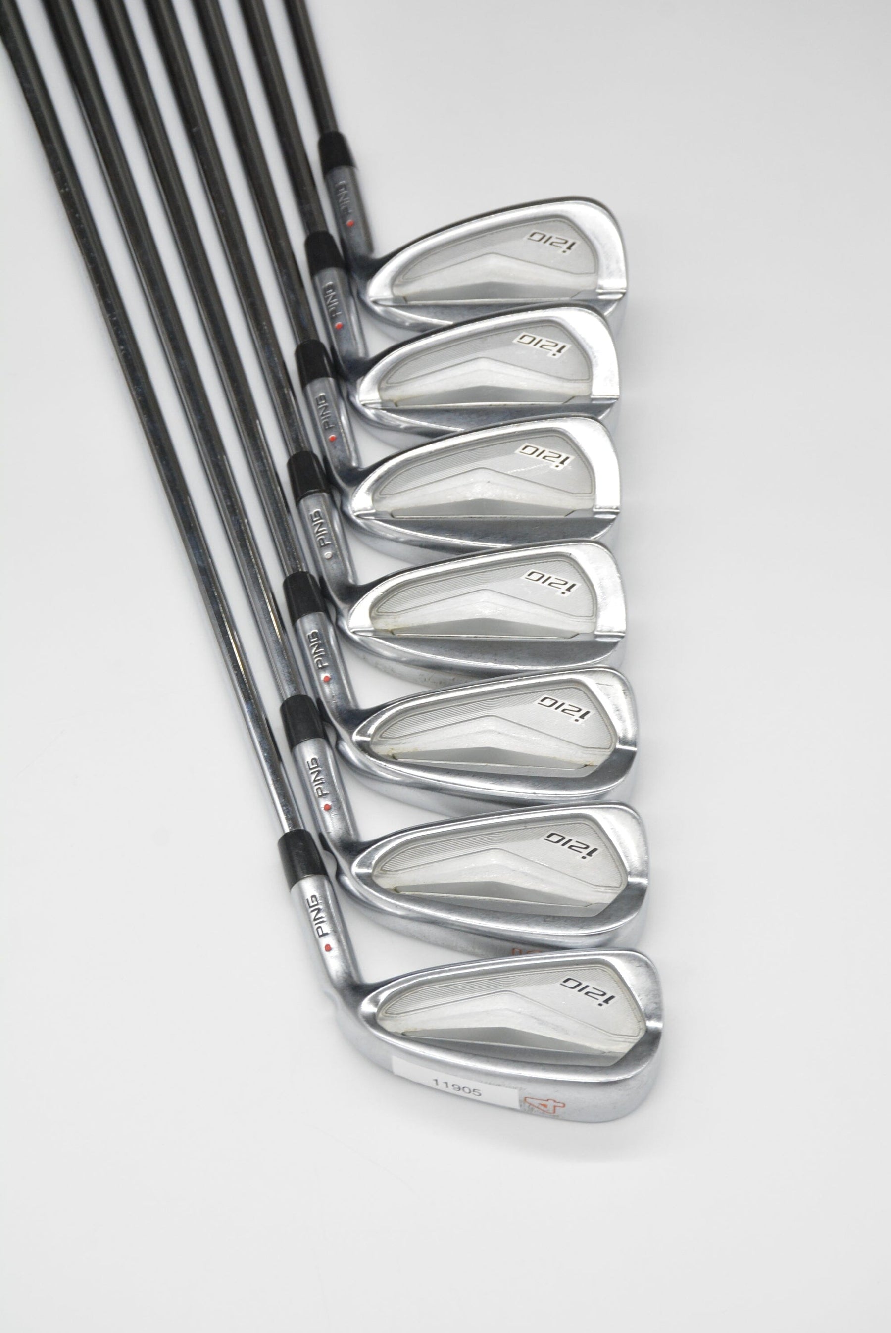 Ping I210 4-PW Iron Set S Flex +0.75" Orange Dot Golf Clubs GolfRoots 