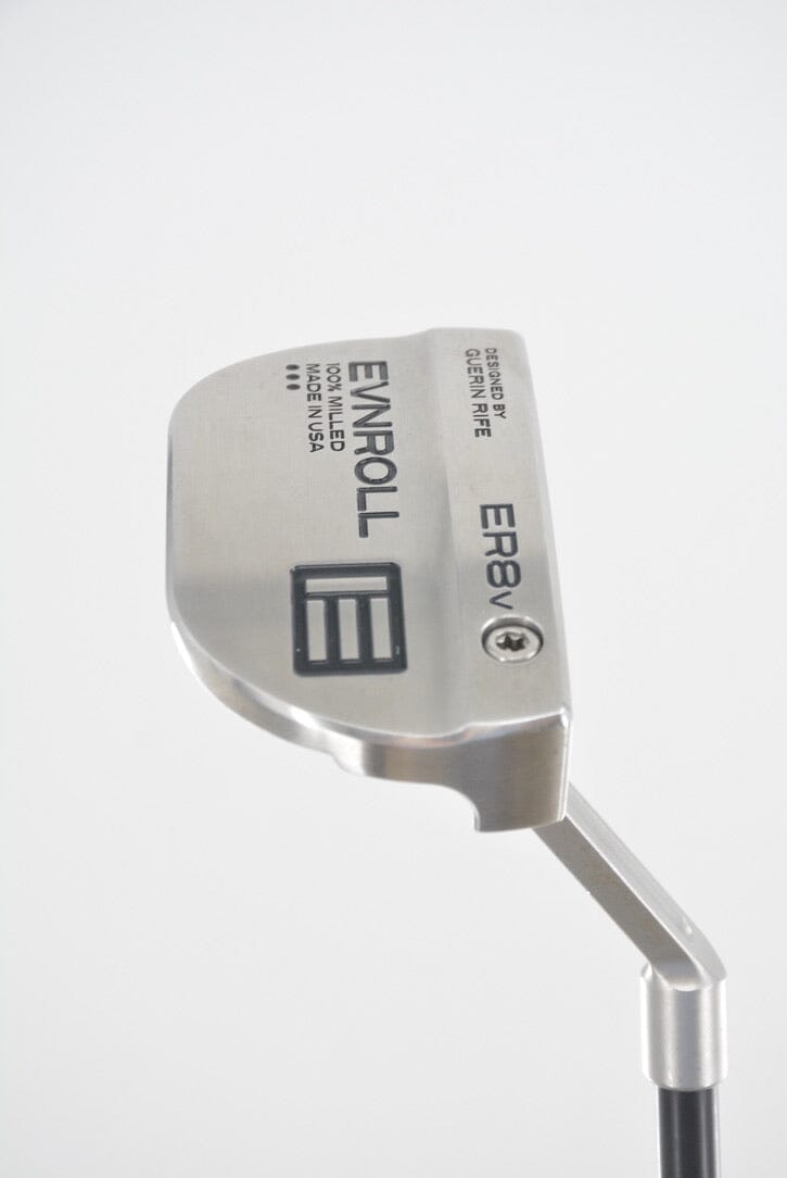 Evnroll ER8V1 Short Slant Tourmallet White Tourtac Putter 39.5" Golf Clubs GolfRoots 