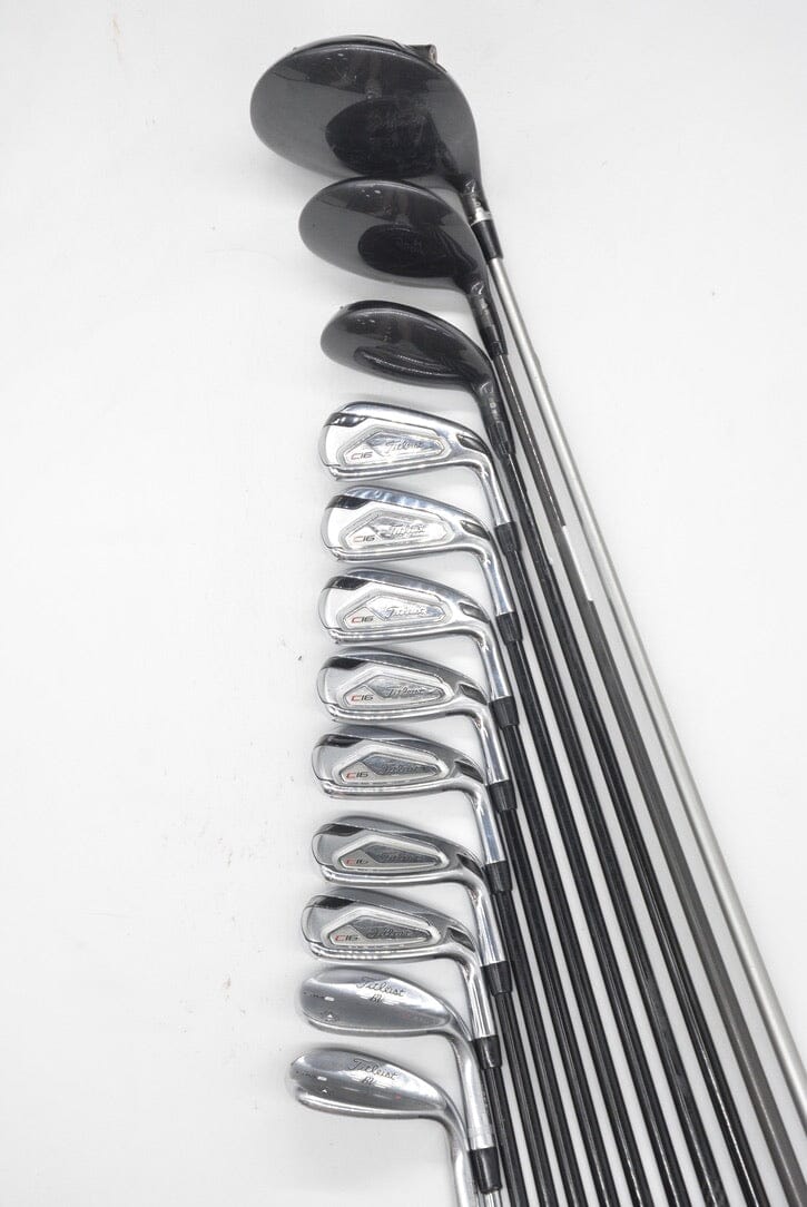 Titleist C16 Mixed Full Set R Flex -0.5" Golf Clubs GolfRoots 