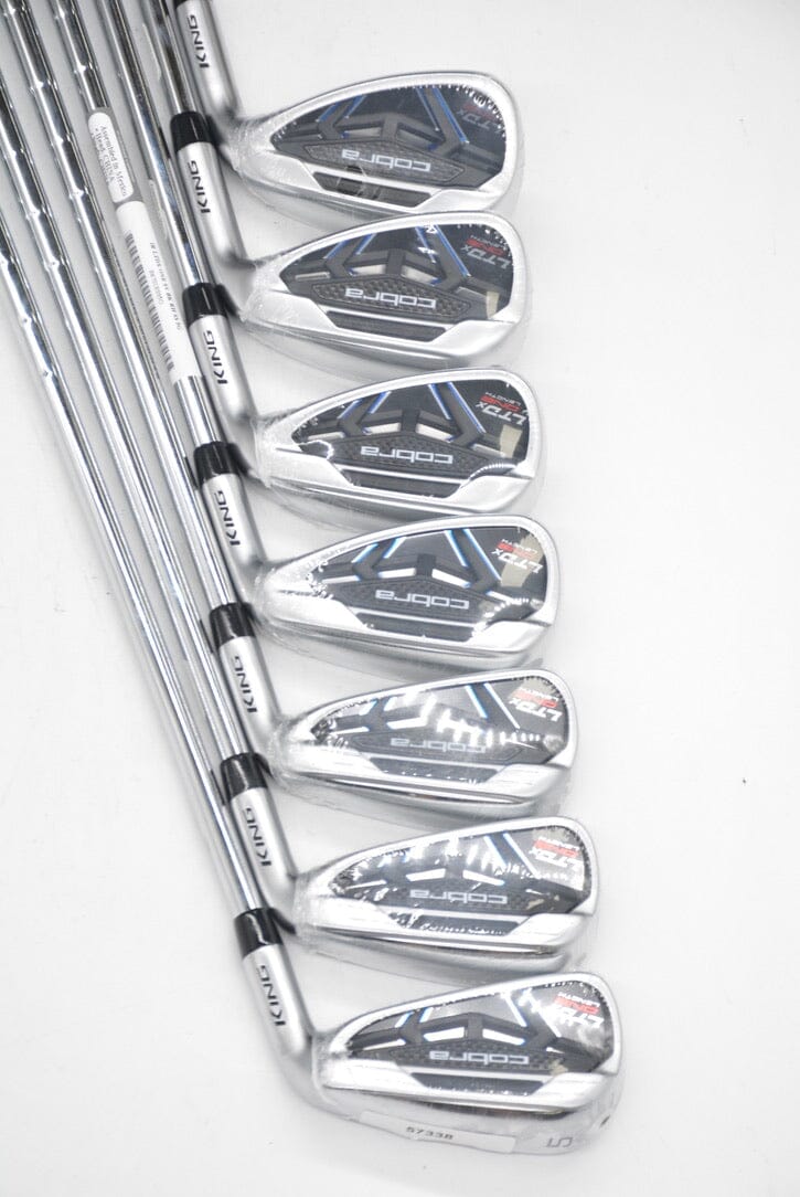 NEW Cobra LTDx One Length 5-GW Iron Set S Flex 37" Golf Clubs GolfRoots 