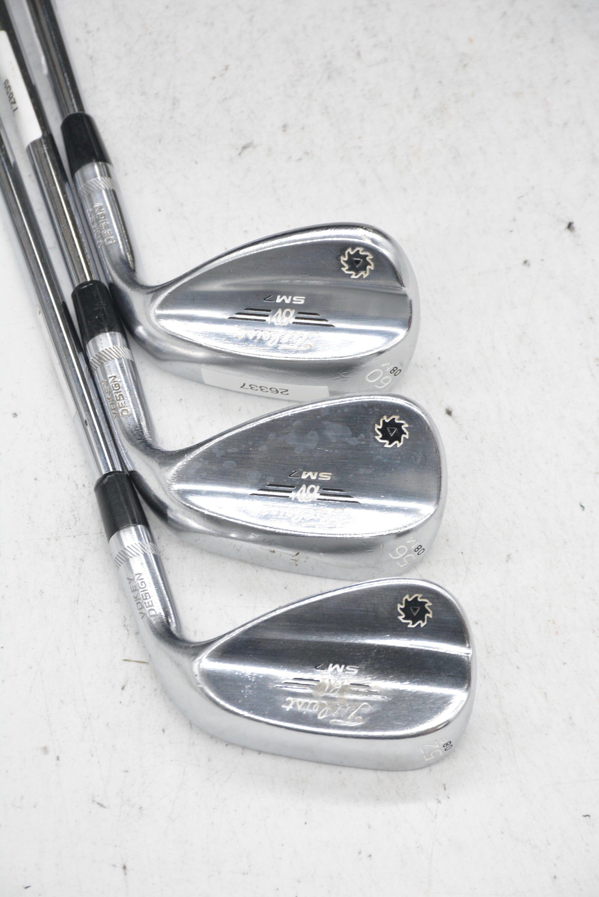 Titleist Vokey SM7 Tour Chrome 52, 56, 60 Degree Wedge Set Wedge Flex