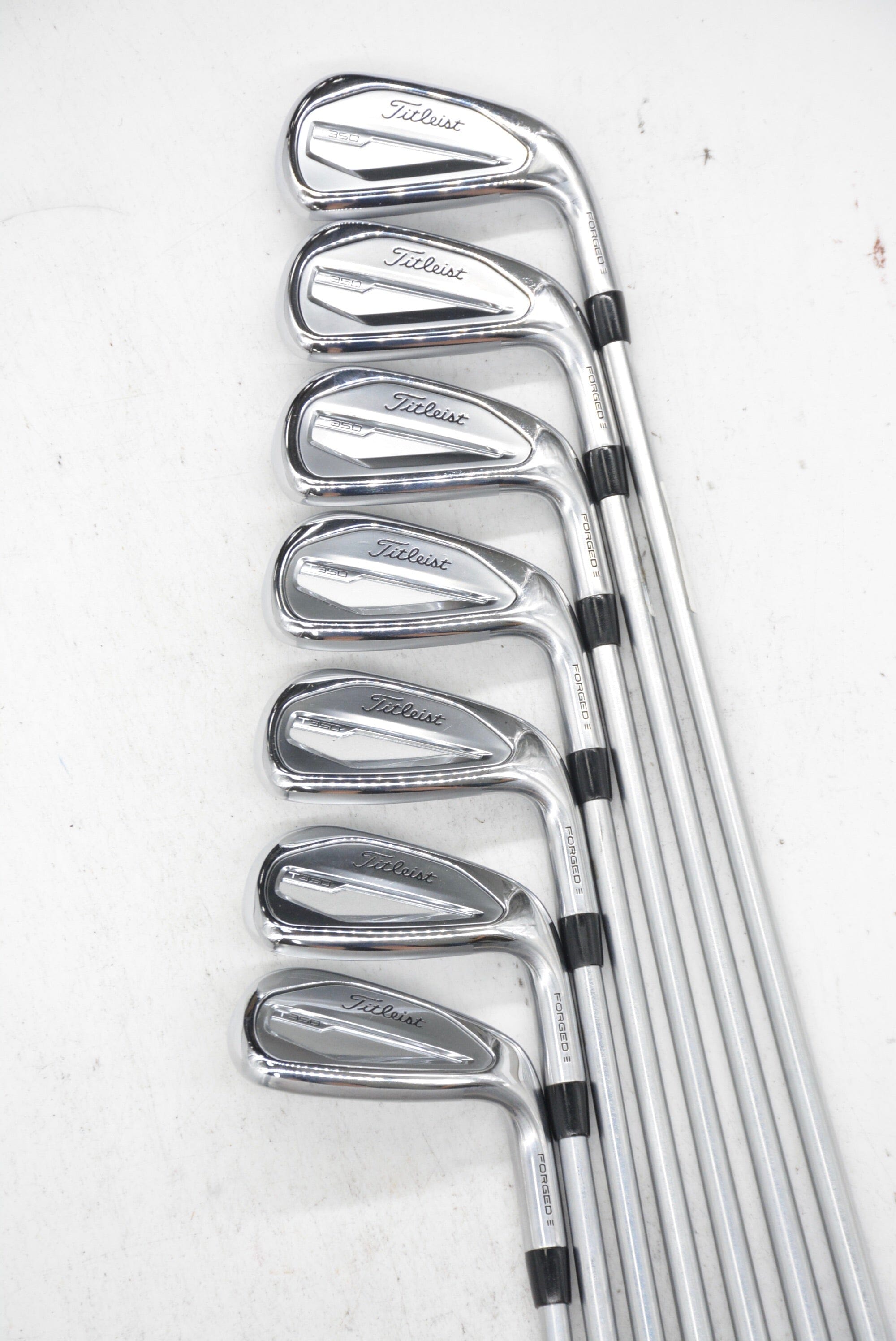 Titleist T350 2023 5-AW Iron Set S Flex +0.25" Golf Clubs GolfRoots 