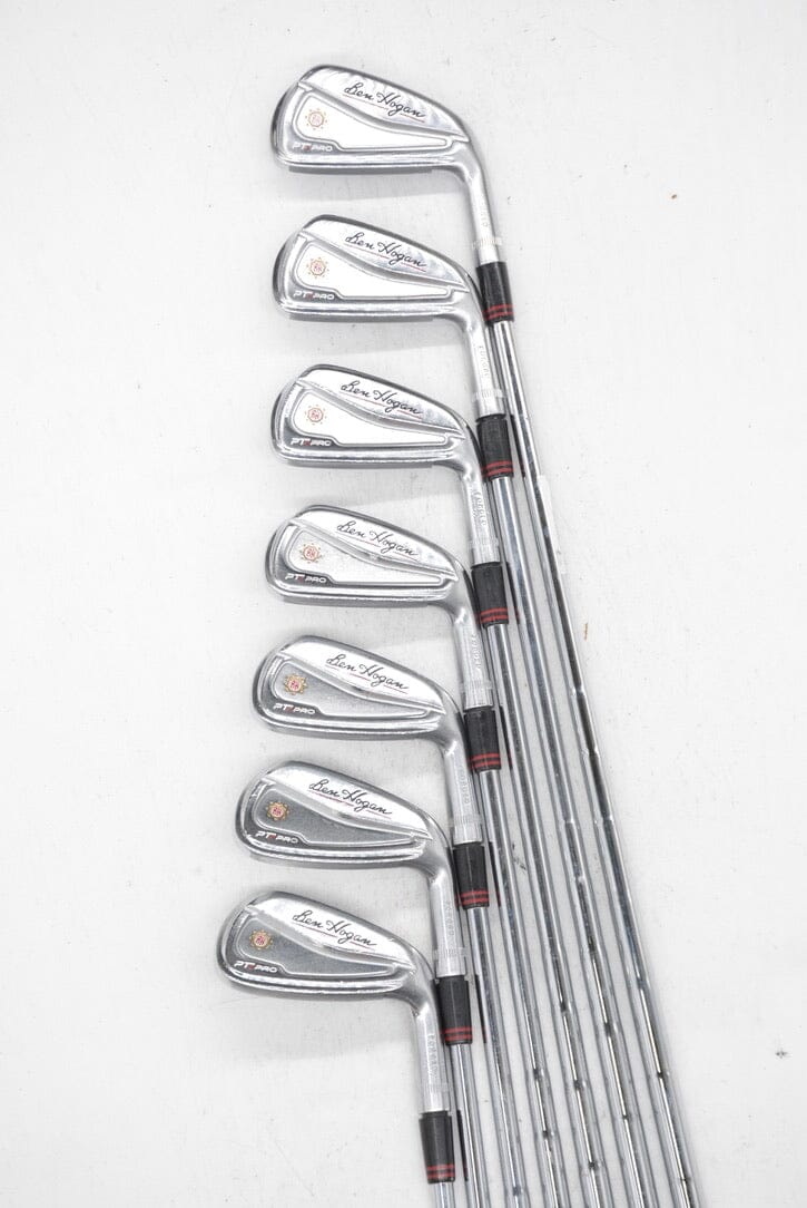 Ben Hogan PTX Pro 4-PW Iron Set S Flex +0.75" Golf Clubs GolfRoots 