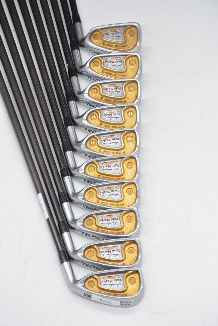 Honma Twin Marks Memorial-2000-alpha 3-SW Iron Set R Flex +0.25" Golf Clubs GolfRoots 