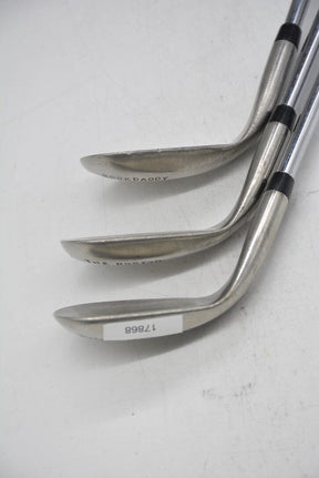 Edel DRV 49, 53, 57 Degree Wedge Set S Flex Golf Clubs GolfRoots 
