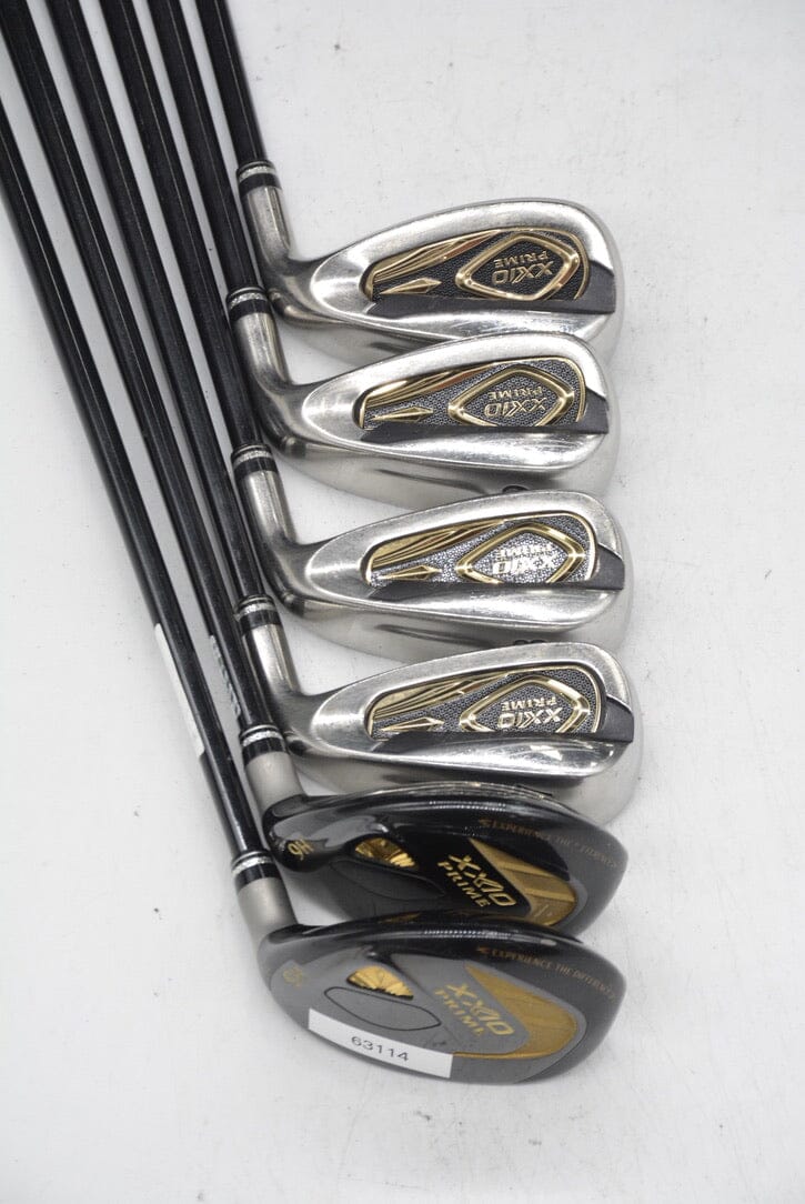 XXIO Prime 11 5h, 6h, 7-PW Iron Set R Flex -0.25" Golf Clubs GolfRoots 