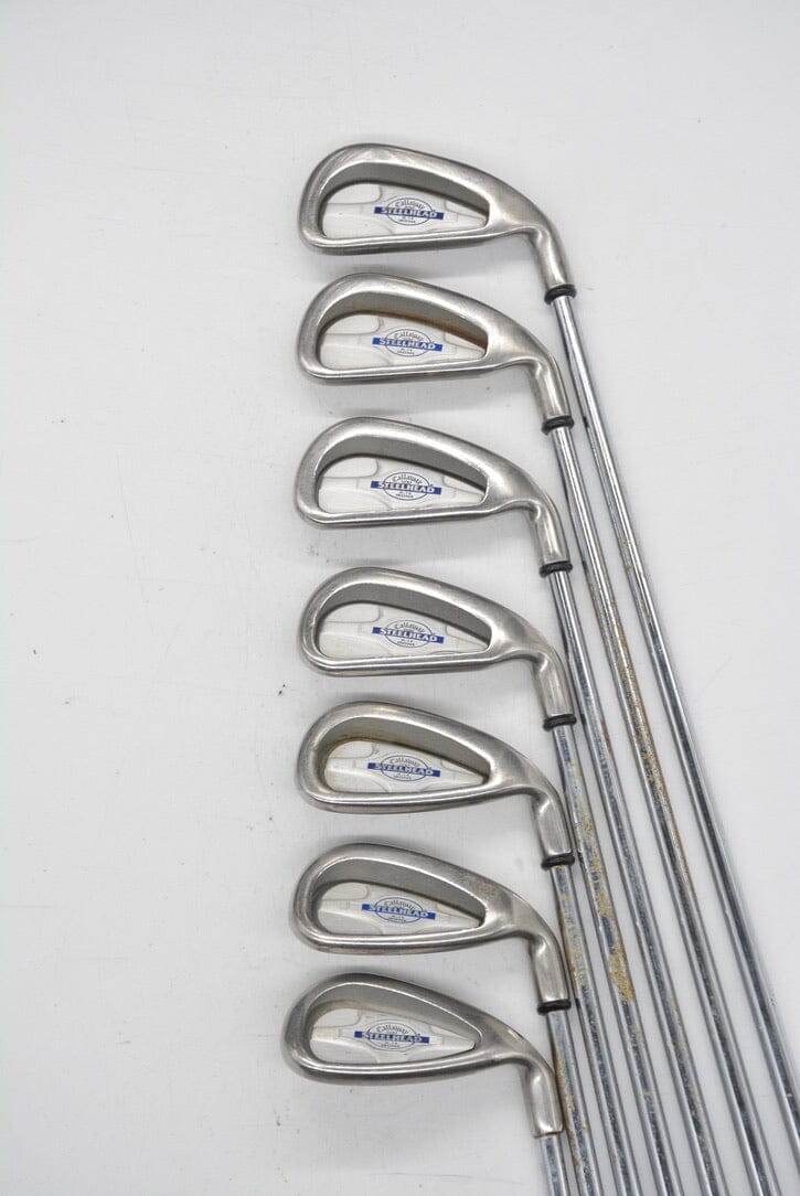 Callaway Steelhead X-14 3-5,7-PW Iron Set S Flex +.25" Golf Clubs GolfRoots 