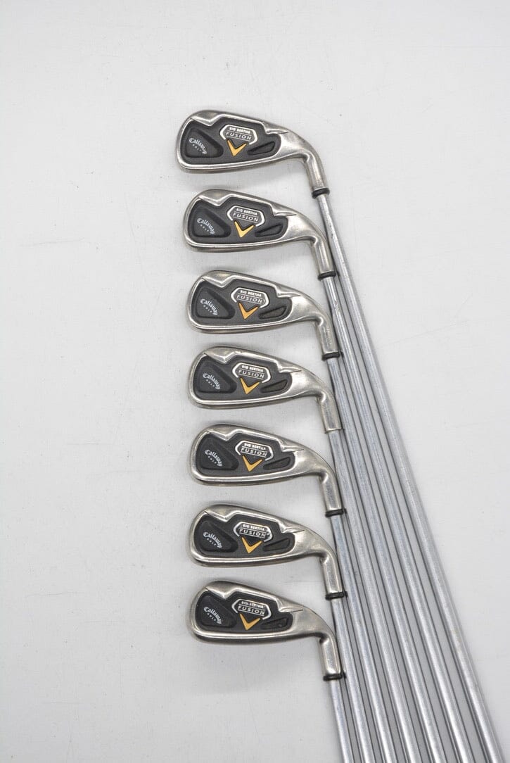 Callaway Big Bertha Fusion 4-PW Iron Set S Flex +.25" Golf Clubs GolfRoots 
