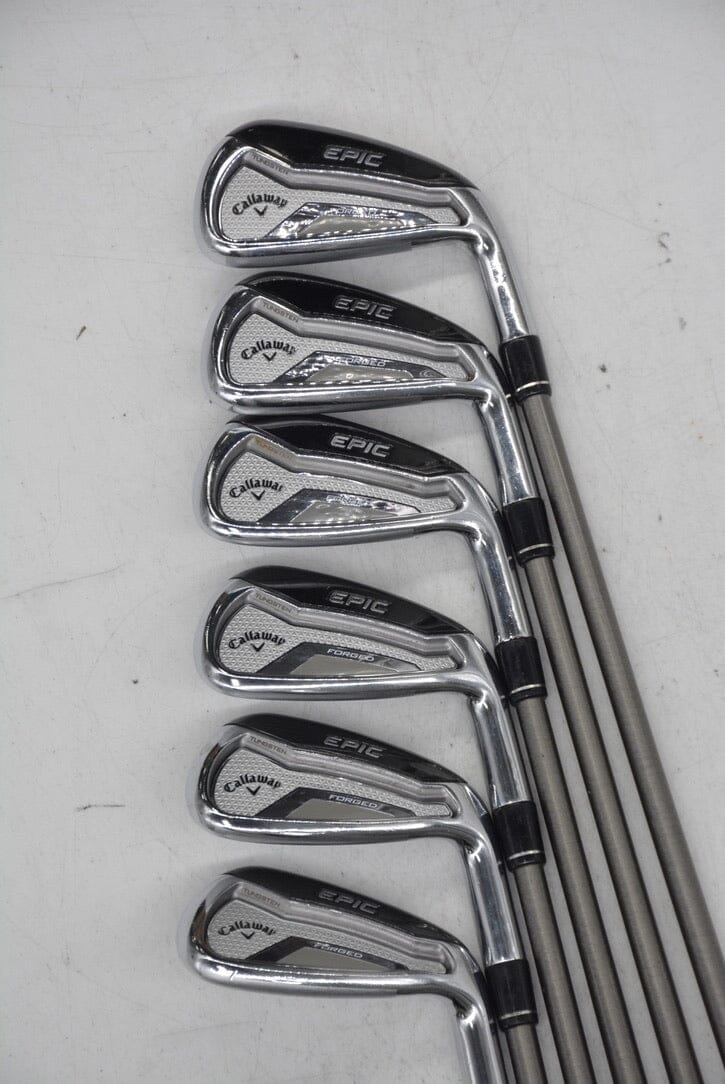 Callaway Epic Forged E19 6-AW Iron Set R Flex +0.5" Golf Clubs GolfRoots 