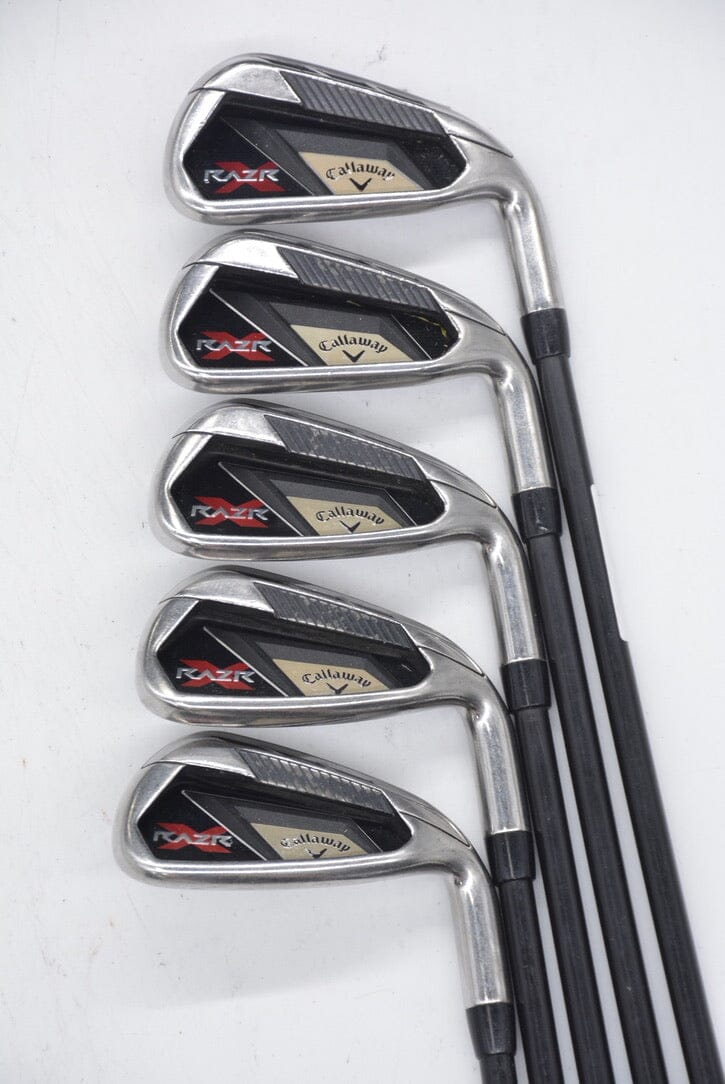 Callaway RAZR X 6-PW Iron Set SR Flex -0.5" Golf Clubs GolfRoots 