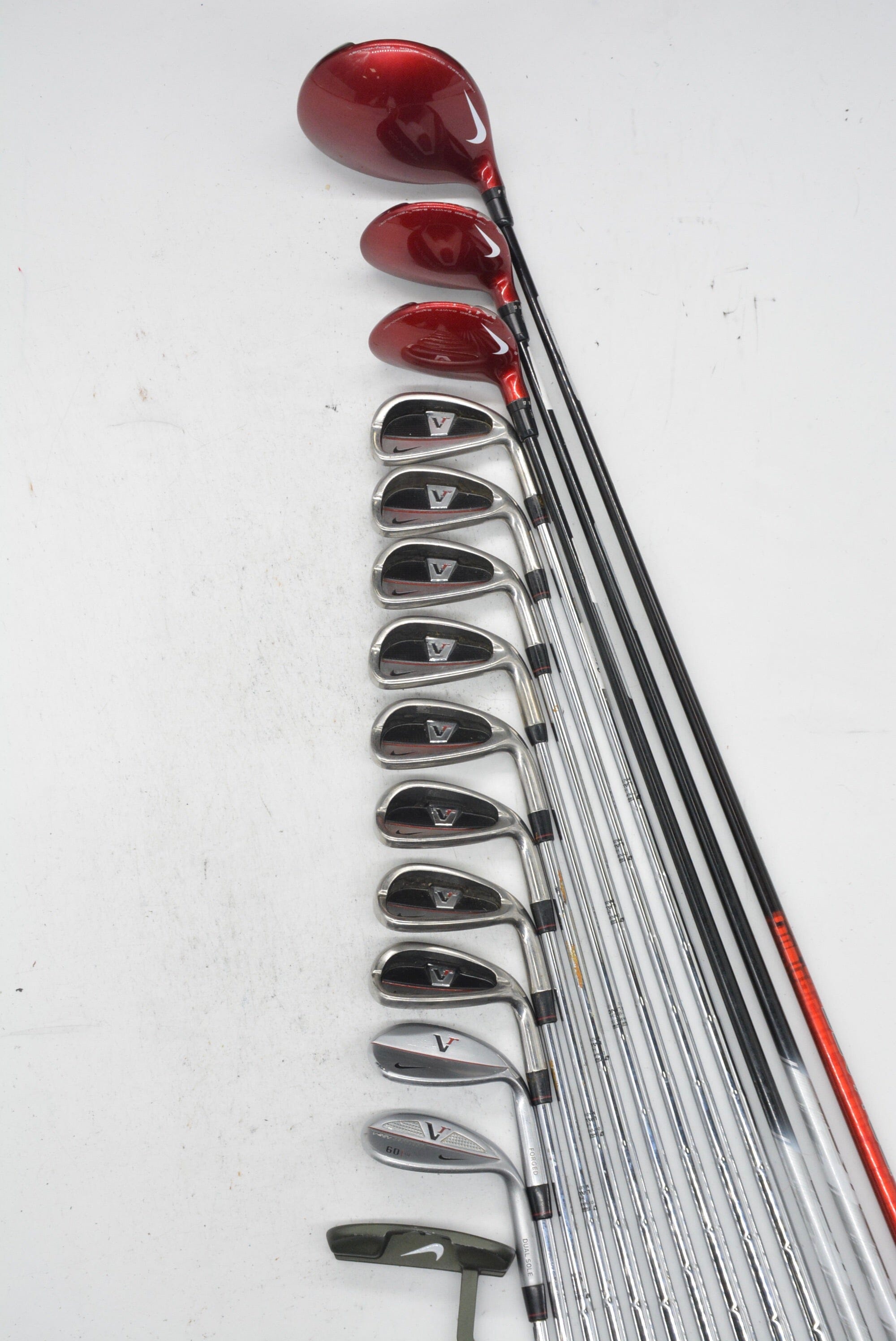 Nike Victory Red Full Cavity Mixed Full Set S Flex Std Length Golf Clubs GolfRoots 