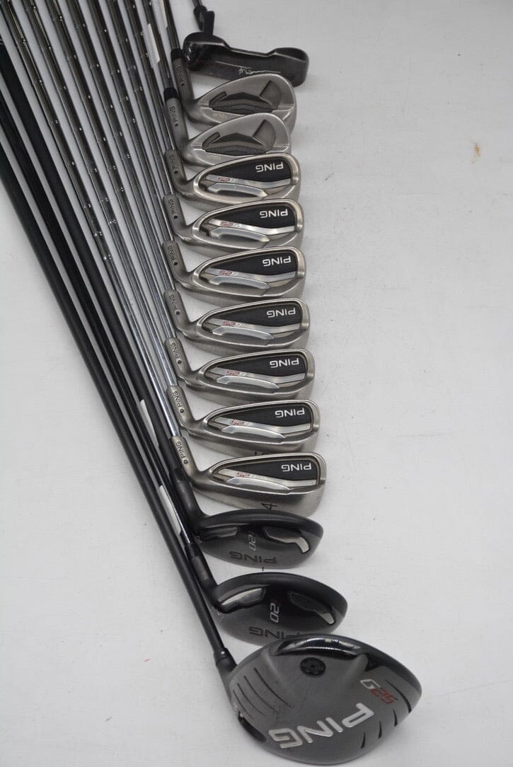 Ping G25 Full Set S Flex +0.25" Golf Clubs GolfRoots 