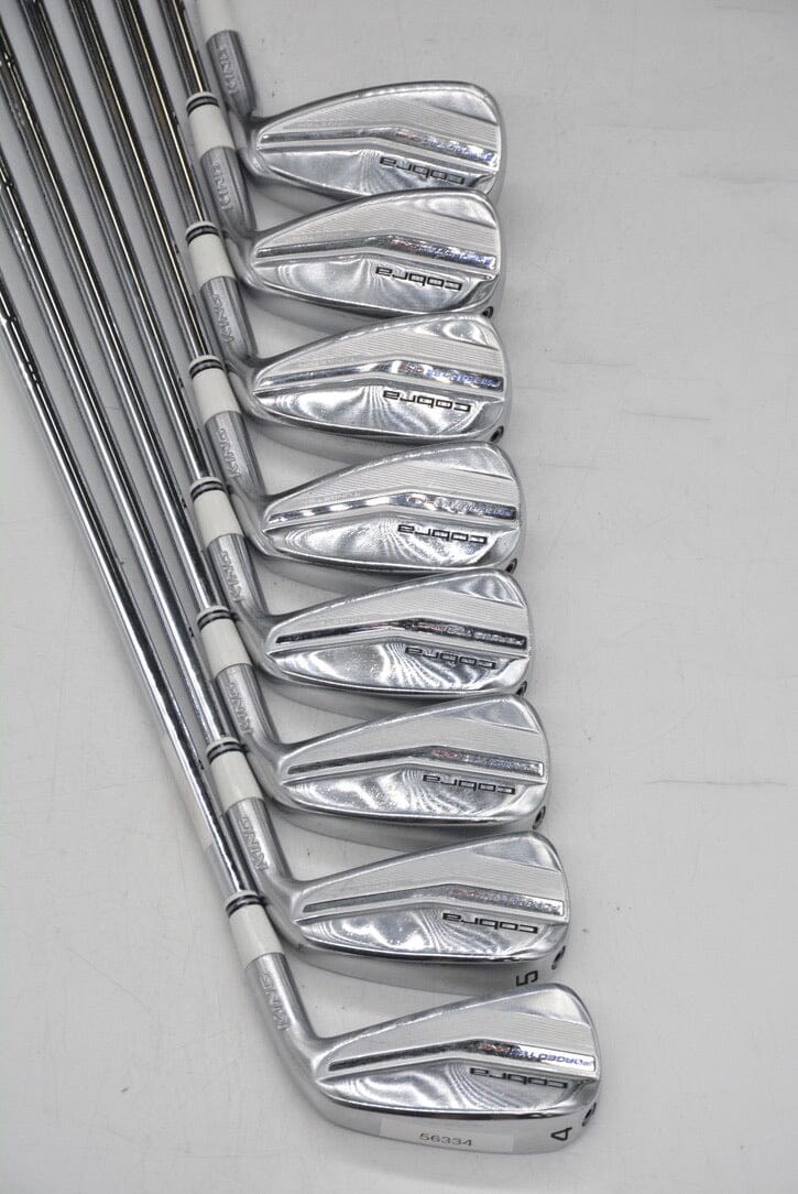 Cobra King Forged Tec 2022 OL 4-GW Iron Set R Flex Std Length Golf Clubs GolfRoots 