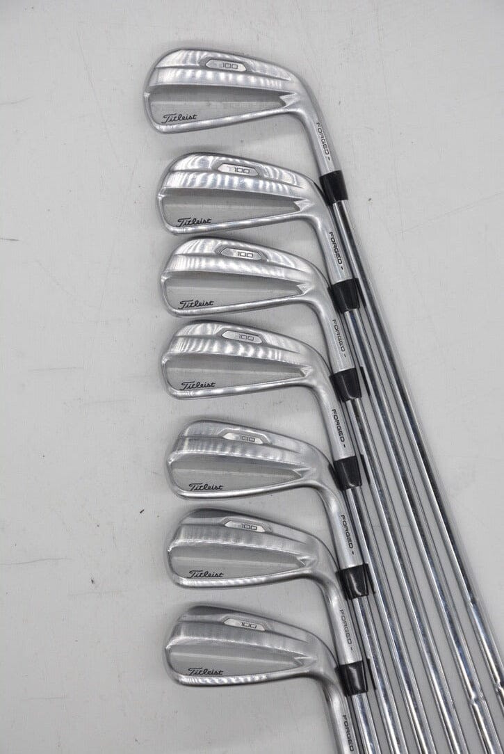 Titleist T100 2021 4-PW Iron Set S Flex +0.25" Golf Clubs GolfRoots 