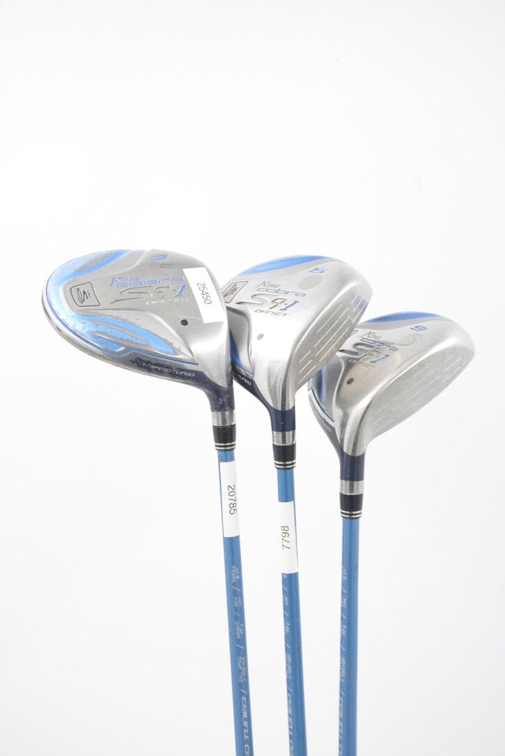 Women's Cobra S9-1 M Offset 3W, 5W, 9W Wood Set W Flex Golf Clubs GolfRoots 