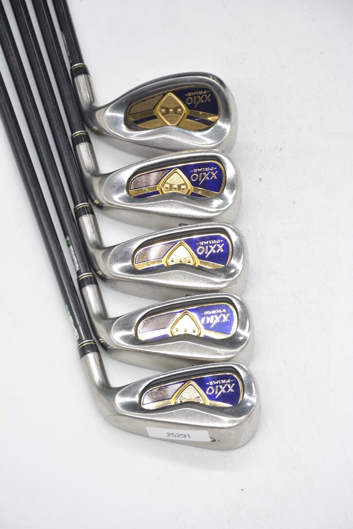 XXIO Prime 9 6-9,SW Iron Set R Flex -0.25" Golf Clubs GolfRoots 