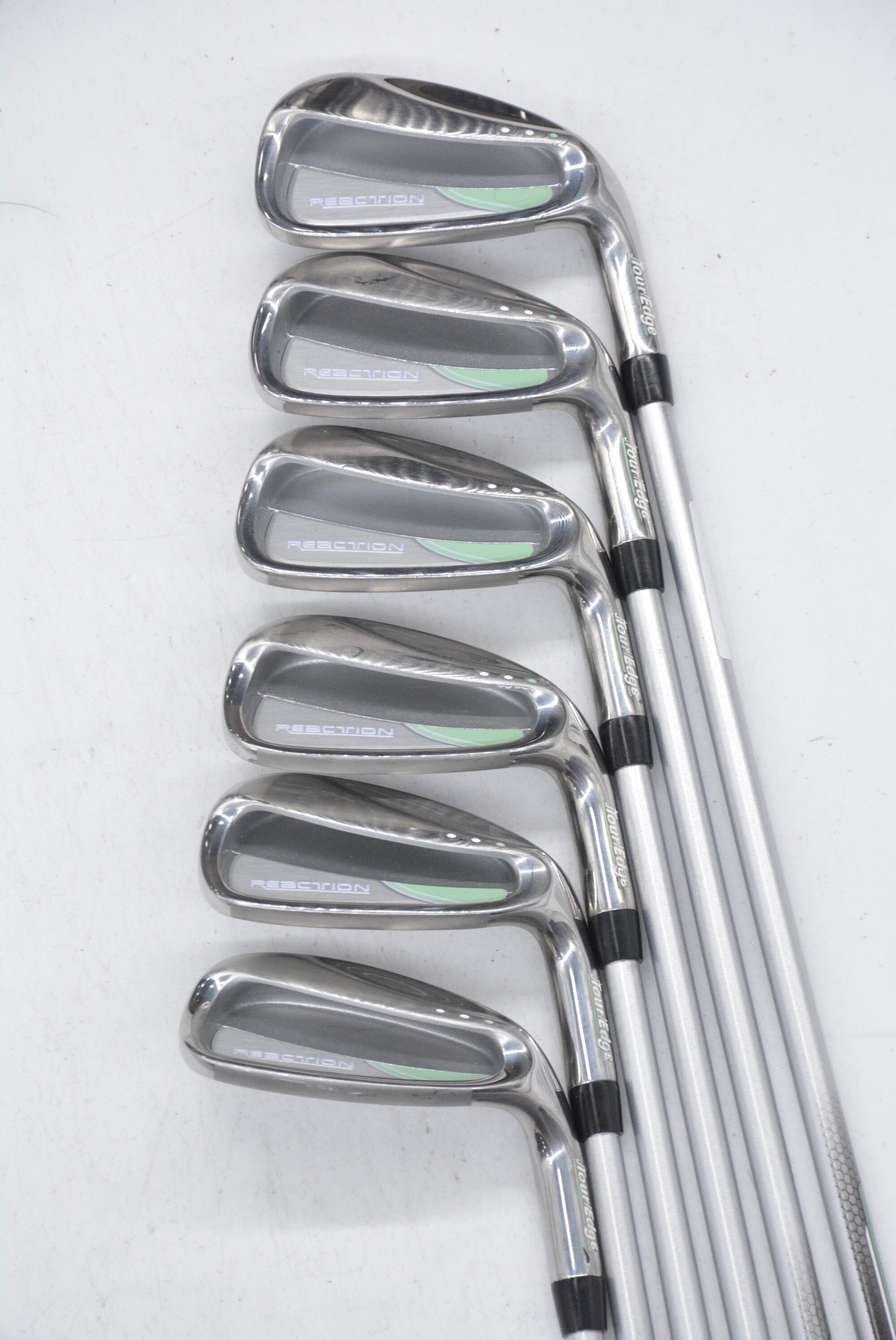 Women's Tour Edge Reaction 6-PW, SW Iron Set W Flex -0.75" Golf Clubs GolfRoots 