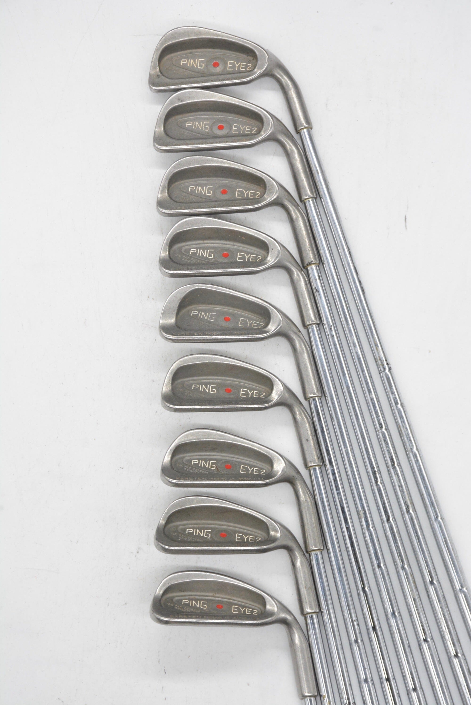 Ping Eye 2 2-PW Iron Set R Flex -0.25" Golf Clubs GolfRoots 