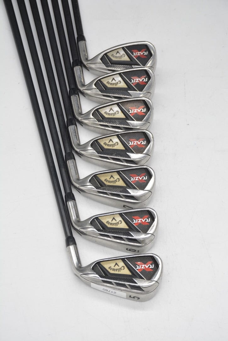 Callaway RAZR X 5-AW Iron Set SR Flex -.5" Golf Clubs GolfRoots 