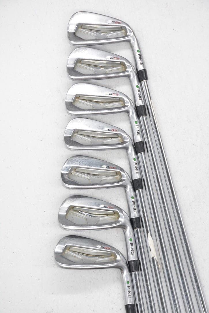 Ping S55 4-PW Iron Set R Flex Std Length Golf Clubs GolfRoots 