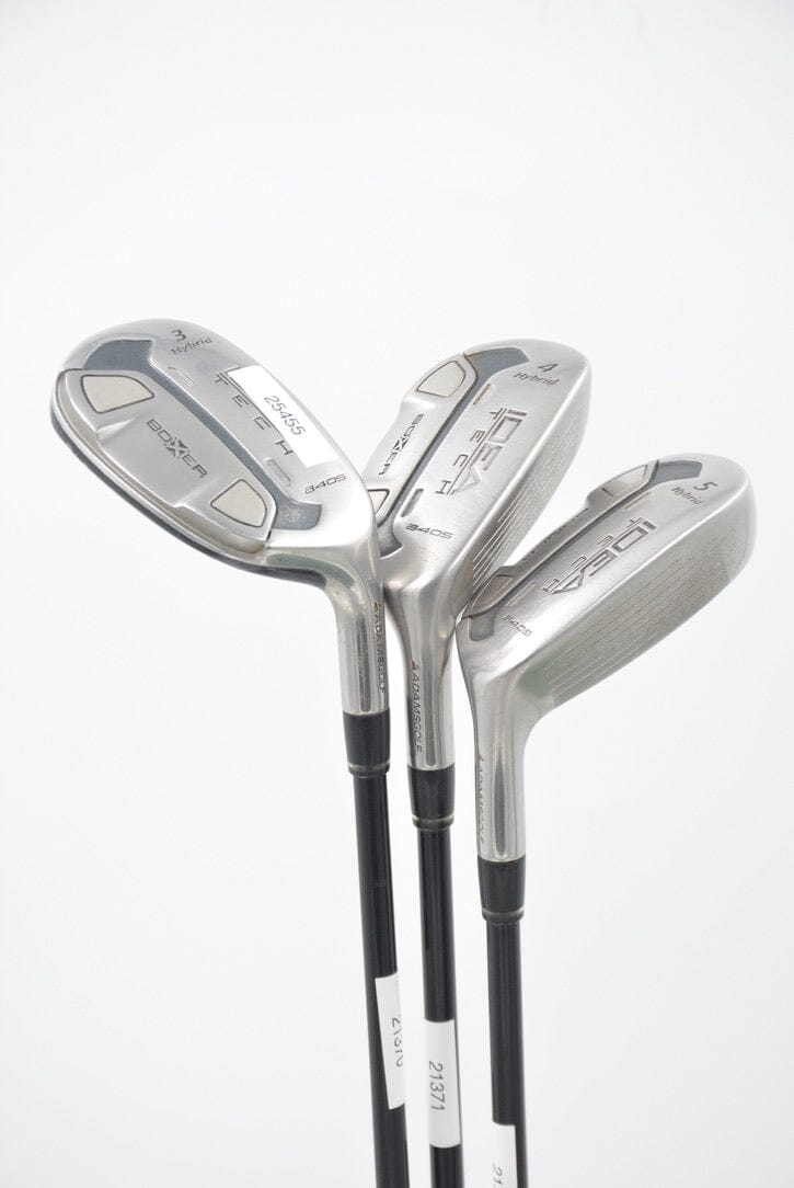 Adams Idea A4OS Boxer 3H, 4H, 5H Hybrid Set SR Flex Golf Clubs GolfRoots 