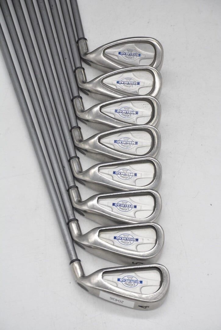 Callaway Steelhead X-14 4-6,8-PW,SW Iron Set SR Flex -.5" Golf Clubs GolfRoots 