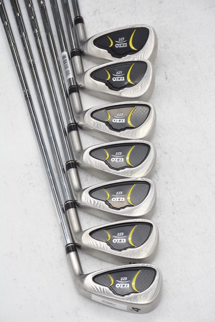 Izzo EZ-2 4-PW Iron Set R Flex +0.25" Golf Clubs GolfRoots 