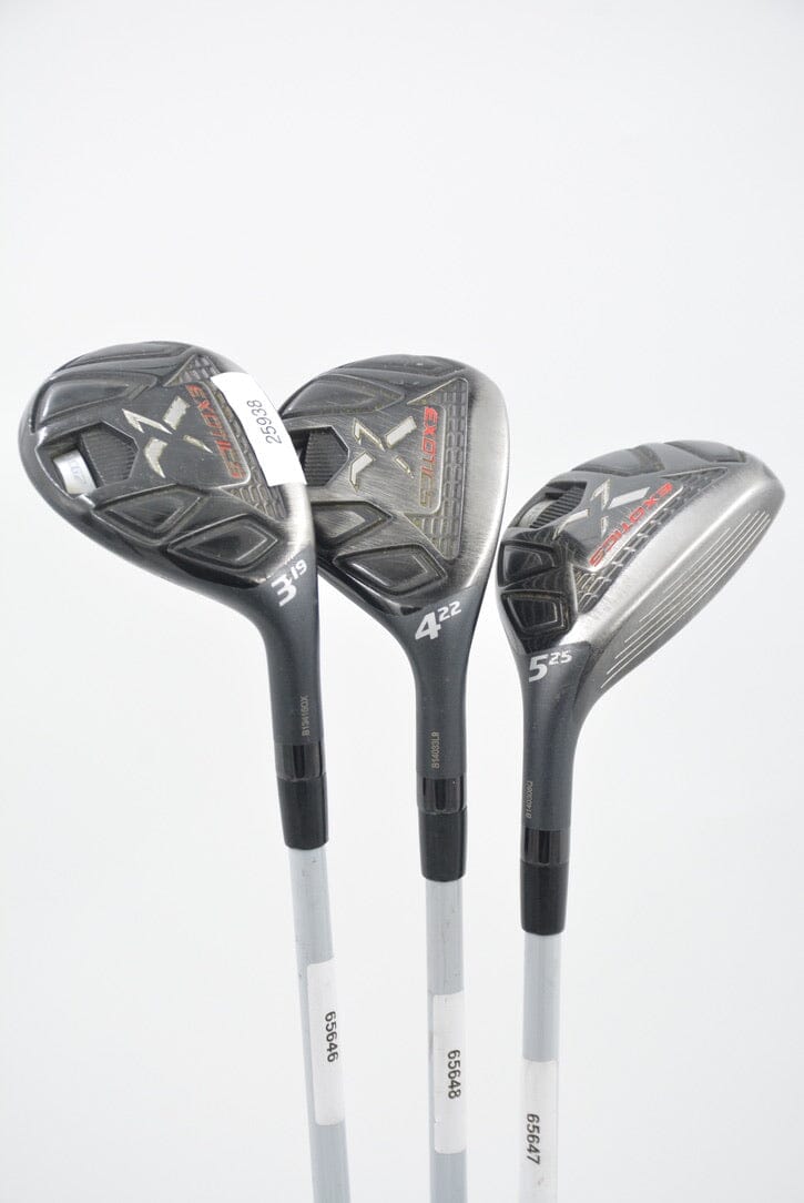 Women's Tour Edge Exotics XCG7 3H, 4H, 5H Wood Set W Flex Golf Clubs GolfRoots 