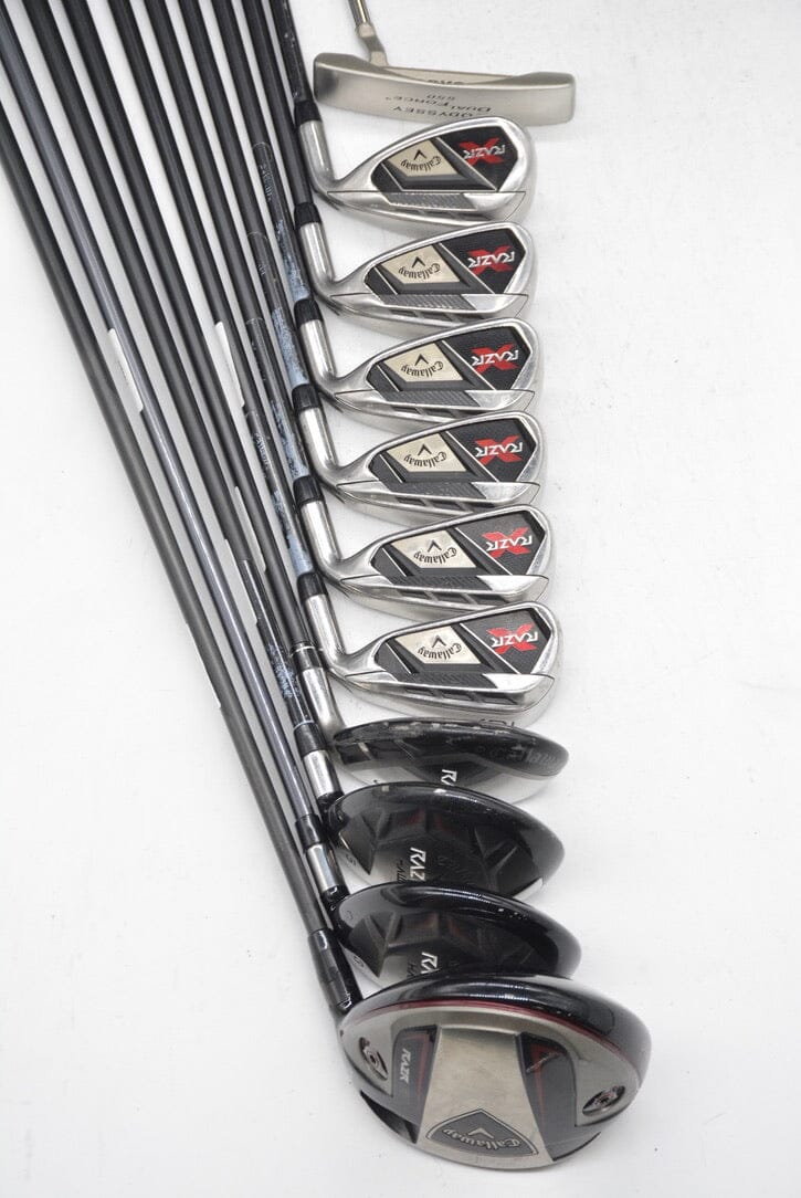 Callaway RAZR X Mixed Full Set SR Flex -0.5" Golf Clubs GolfRoots 